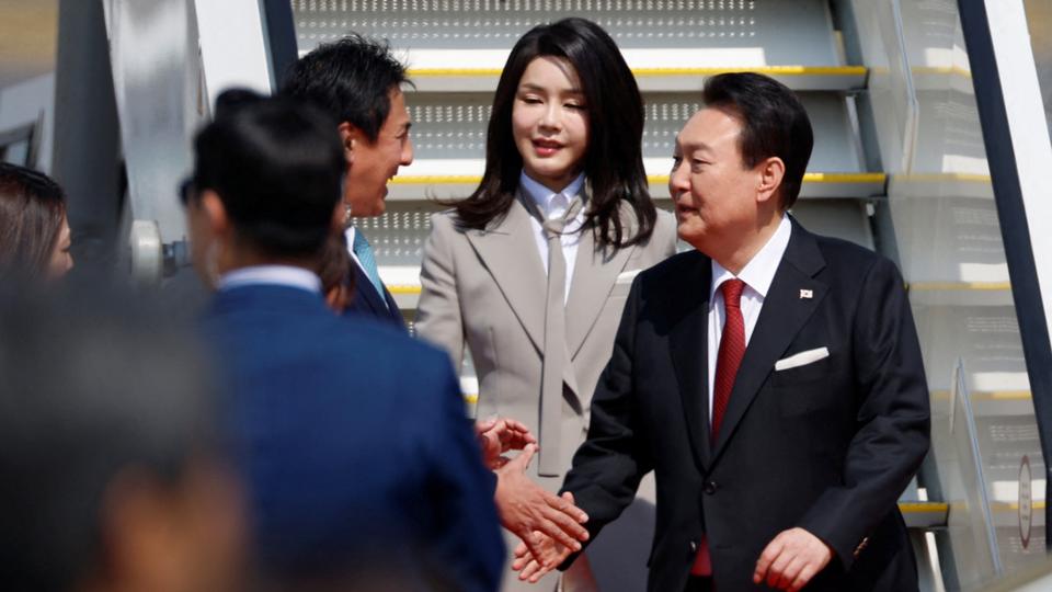 Yoon Suk Yeol visits Tokyo in a bid to mend relations that have been marred for decades.