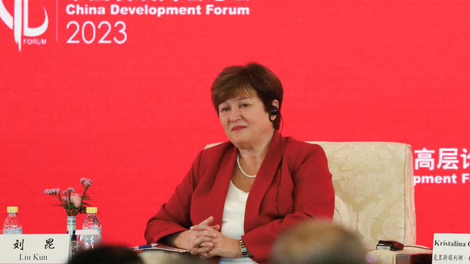 Georgieva says policymakers in advanced economies have responded decisively to financial stability risks in the wake of bank collapses but even so vigilance was needed.