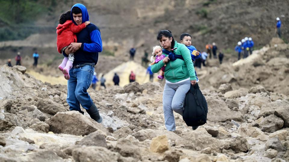 The government opened three shelters for those affected by the landslide, which covered an area of more than 24 hectares (59 acres), and ordered the evacuation of some 600 houses in or near the area.