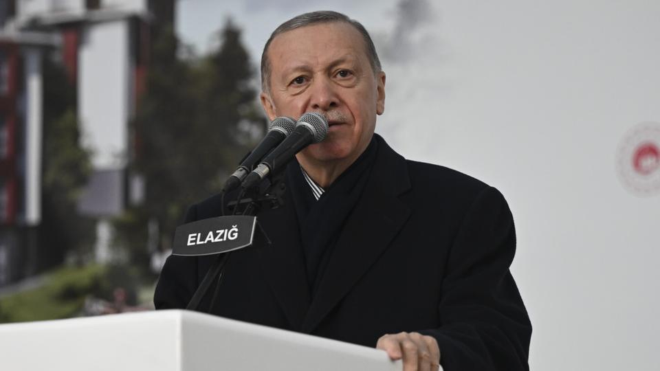 Erdogan spoke at a ground-breaking ceremony in quake-hit Elazig, one of the 11 Turkish provinces impacted by the magnitude 7.7 and 7.6 quakes.