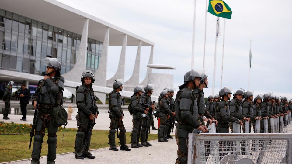 Thousands of Bolsonaro's supporters stormed the halls of power in Brasilia in January, a week after Lula took office.