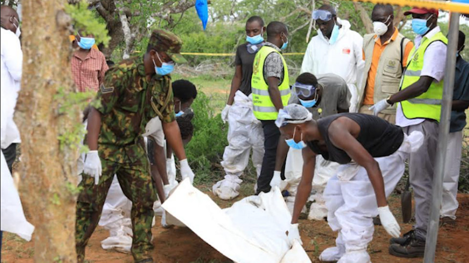Starved to death': Several bodies exhumed amid probe on cult in Kenya