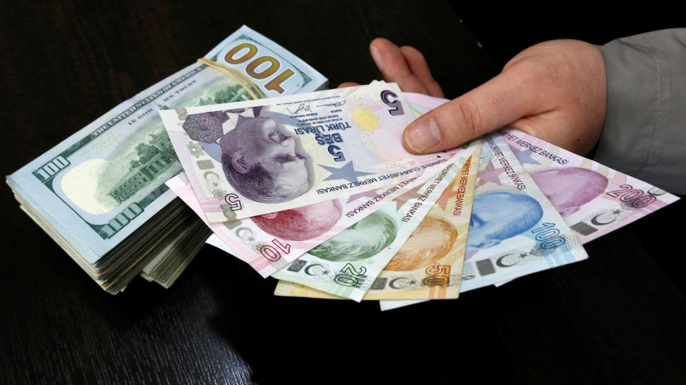 According to Turkey's Central Bank, the 10-month average exchange rate was 3.61, while last year one dollar traded for 3.02 lira on average and for 2.71 lira in 2015.
