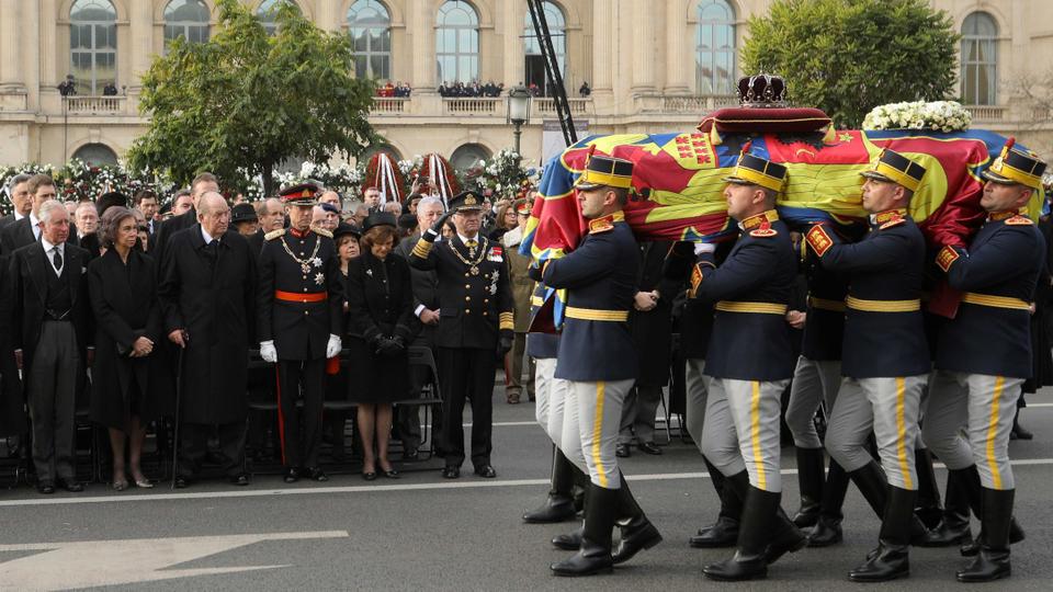 Guests from royal families attend former Romanian king's funeral