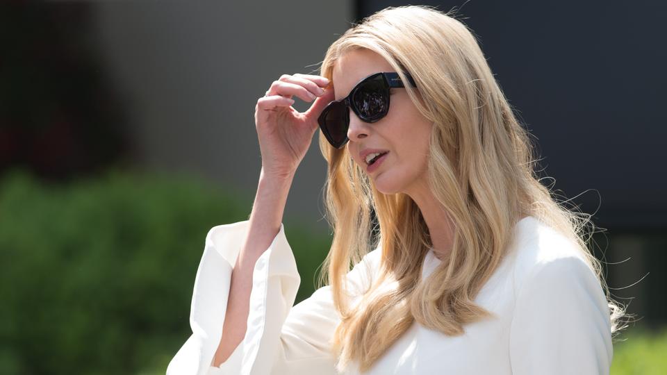 Ivanka Trump, White House Senior Adviser and daughter of US President Donald Trump, attends US First Lady Melania Trump announcement of her 