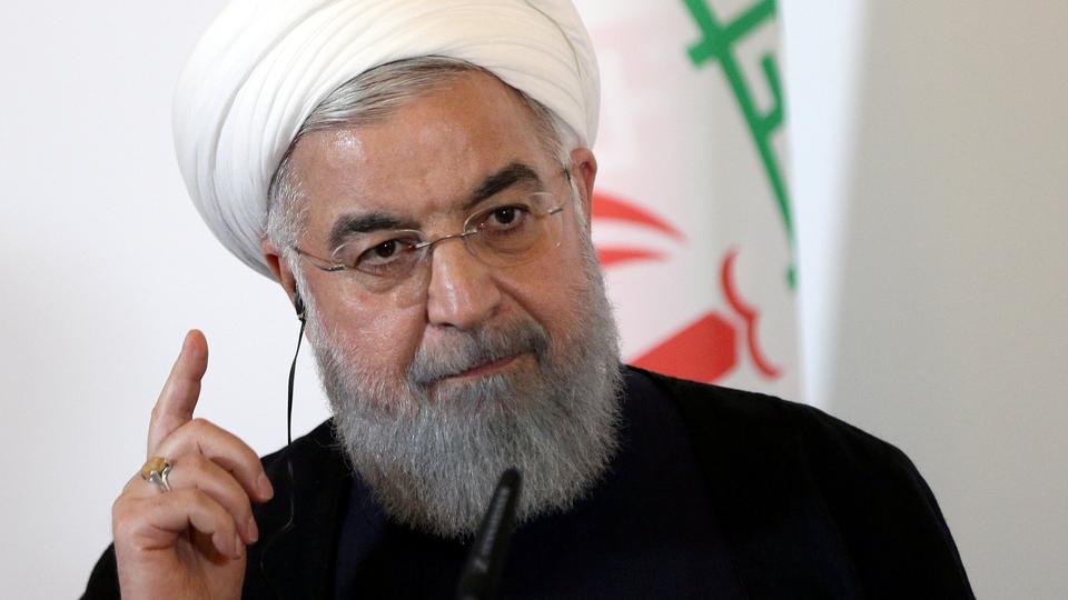 Iran's President Hassan Rouhani attends a news conference at the Chancellery in Vienna, Austria on July 4, 2018.