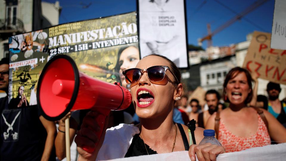 People In Portugal Protest Rent Hikes