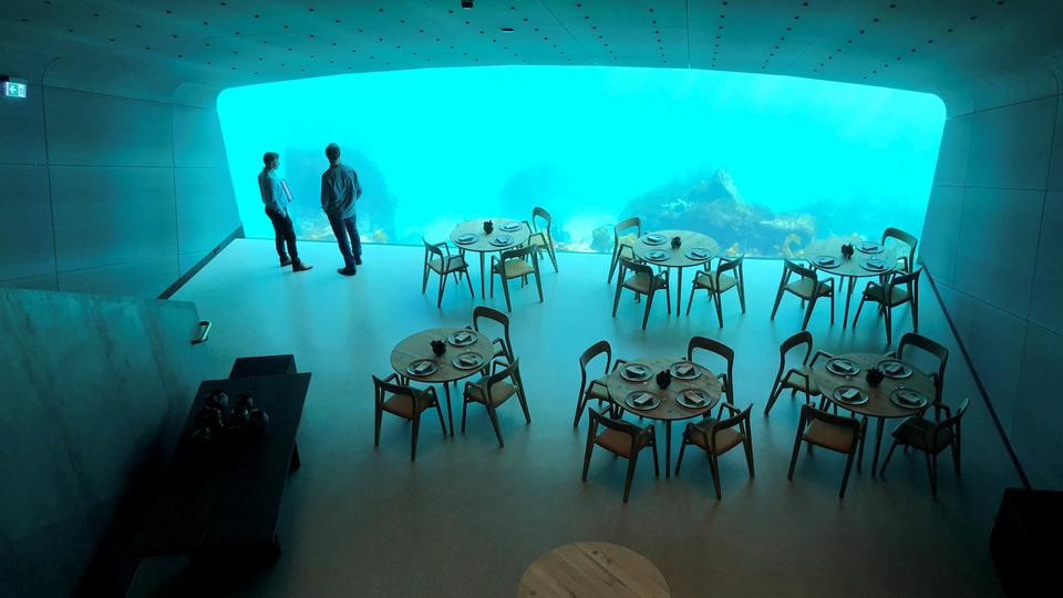 Europe's first underwater restaurant opens in Norway