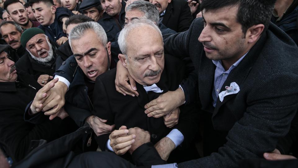 Erdogan denounces assault on CHP leader