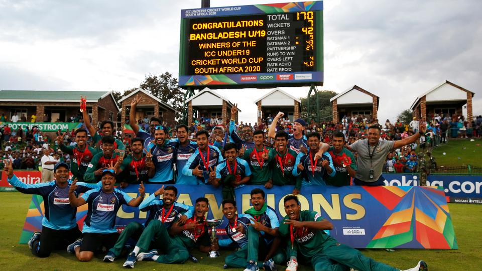 Cricket Bangladesh Beat India To Win Under 19 World Cup