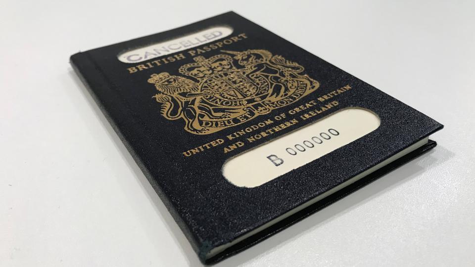 UK to start issuing postBrexit blue passports