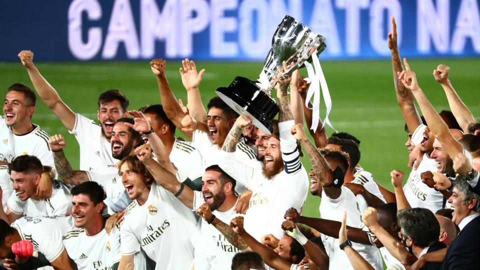 Real Madrid clinch 34th La Liga title 