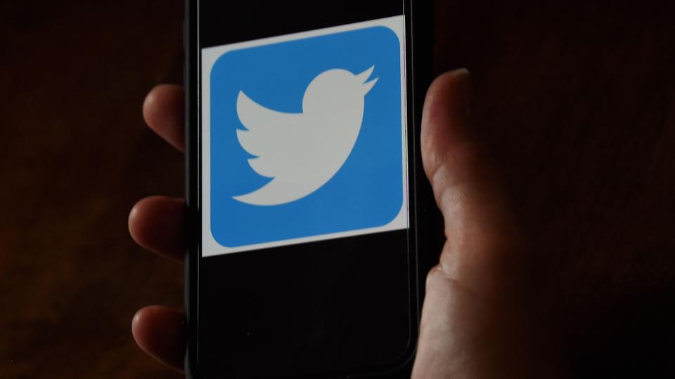 In this file illustration photo taken on May 27, 2020, a Twitter logo is displayed on a mobile phone on May 27, 2020, in Arlington, Virginia.