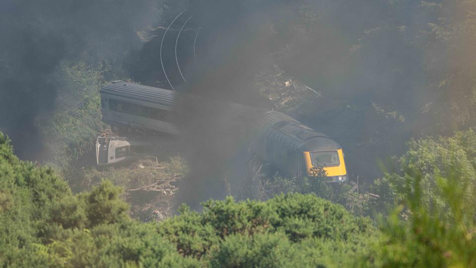 Casualties As Passenger Train Derails In Scotland 