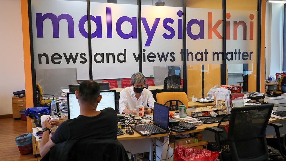 Malaysian news website fined over free speech