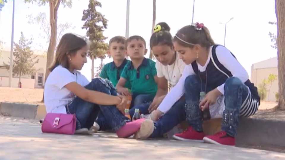 Syrian refugees celebrate Eid in Turkey. The children in the Oncupinar camp in Turkey’s Kilis are dressed up in their nicest clothes and play in the streets, but the war continues back home.