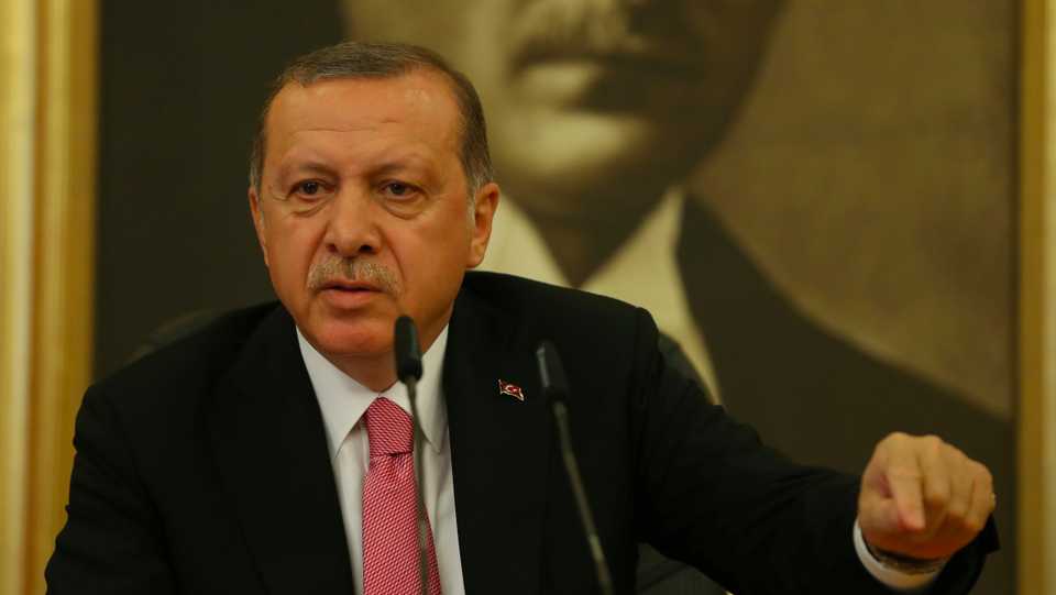 Erdogan said he had told Washington that Turkey would not be a part of US sanctions on Iran. 