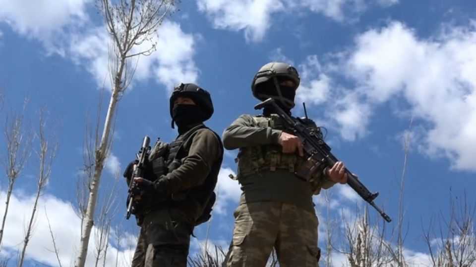 Archive photo shows Turkish troops during an operation against PKK terrorists in Hakkari's Yuksekova district, Turkey, April 21, 2016.
