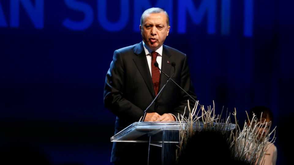 Turkish President Recep Tayyip Erdogan speaks during the opening ceremony of the World Humanitarian Summit in Istanbul, on May 23, 2016. 