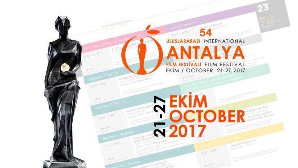 The International Antalya Film Festival will be hosted in the Mediterranean city of Antalya, Turkey from October 21 to 27.