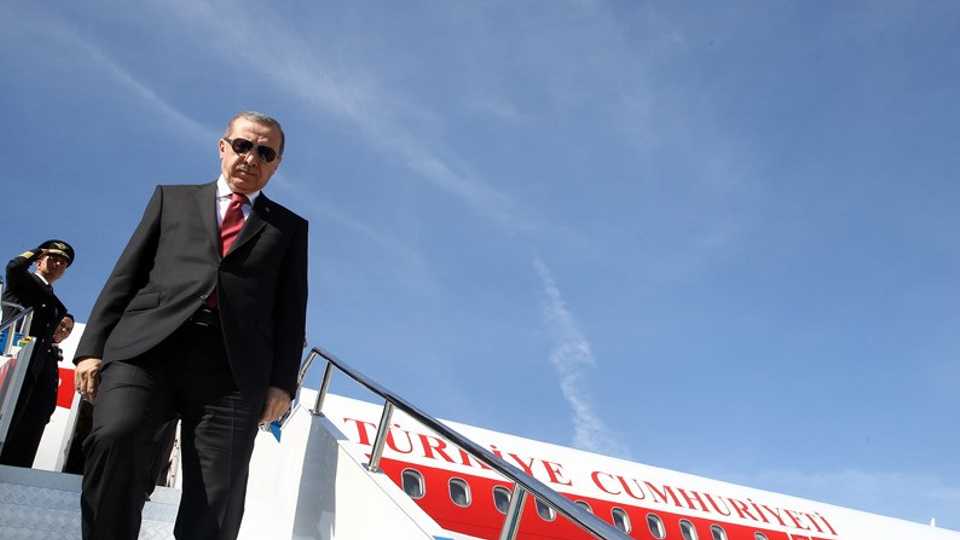 Turkish President Recep Tayyip Erdogan's first visit was in September 1, 2014 since he took office as a president. Till now he travelled 93 times abroad.