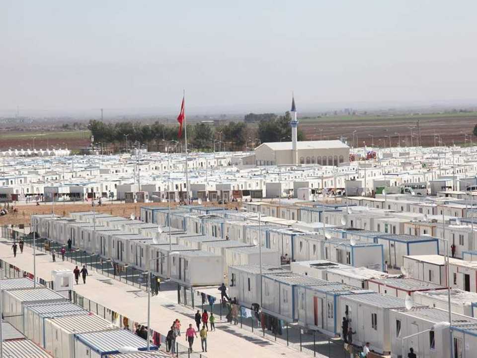 General view from a refugee camp (source: AFAD website)