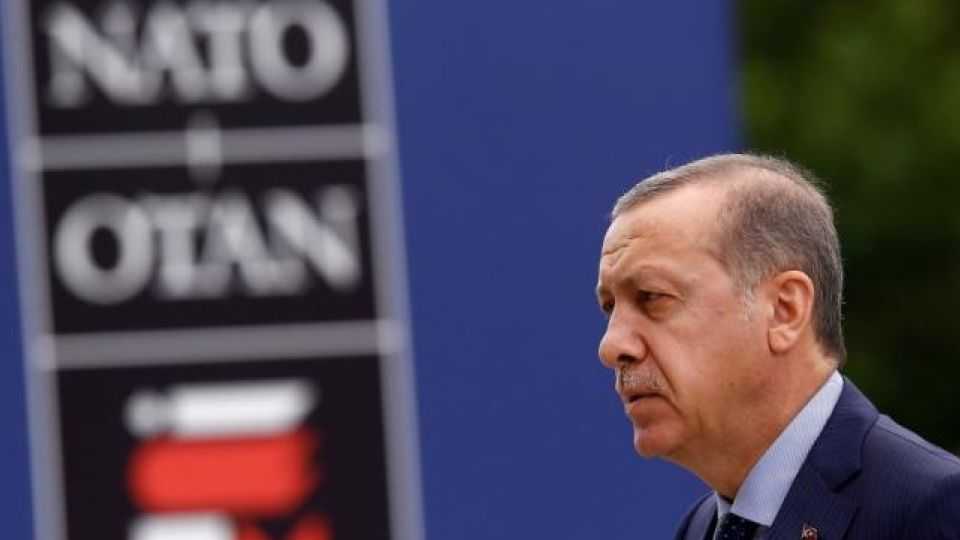 Turkey's President Tayyip Erdogan arrives for the NATO Summit in Warsaw, Poland July 9, 2016.