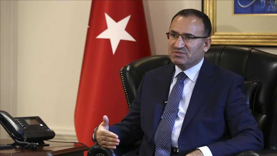 Turkish Deputy Prime Minister Bekir Bozdag, shown in this file photo, criticised the US veto of a UN Security Council resolution condemning Trump's move on Jerusalem.