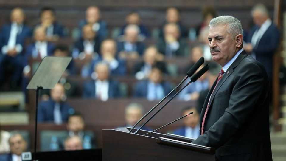Turkish Prime Minister Binali Yildirim.