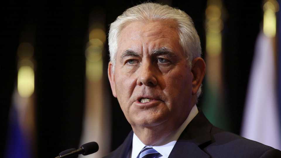 US Secretary of State Rex Tillerson's assurances over the YPG did not convince Turkey.