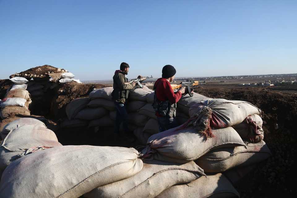 Turkey-backed FSA troops aim towards YPG targets. Turkey's military operation to remove the group from Afrin is just its latest intervention in northern Syria. Turkish troops have already gone into Syria twice in the past two years.