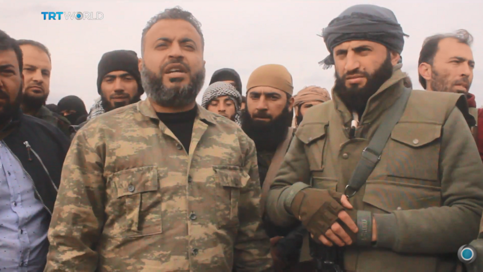 Free Syrian Army Commander Abu Aslan in Kilis, Turkey. January 22, 2018.