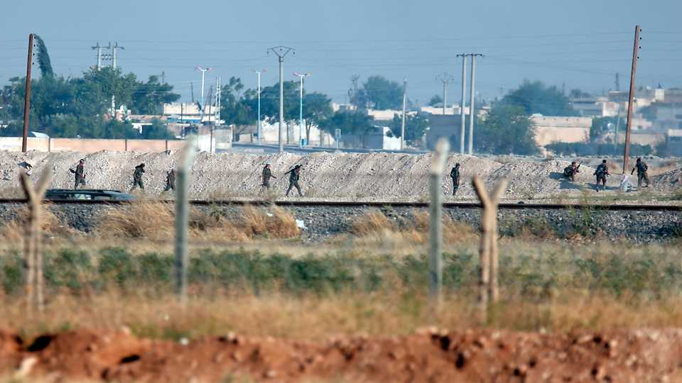 The Turkish side of the border between Turkey and Syria as pictured in this June 15, 2015 file photo.