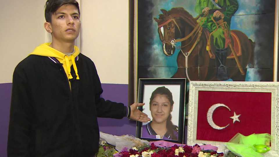 Fatma Avlar, a high-school student, was killed in the early hours of Jan. 31 when a rocket hit her family home in Hatay’s Reyhanlı district.