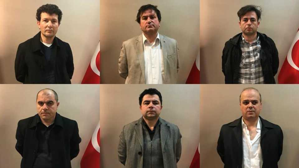 Six alleged senior members of the Fetullah Gulen Terror Group (FETO) in the Balkans were arrested Thursday in Kosovo and brought to Turkey in a joint operation by the Turkish and Kosovar intelligence services.