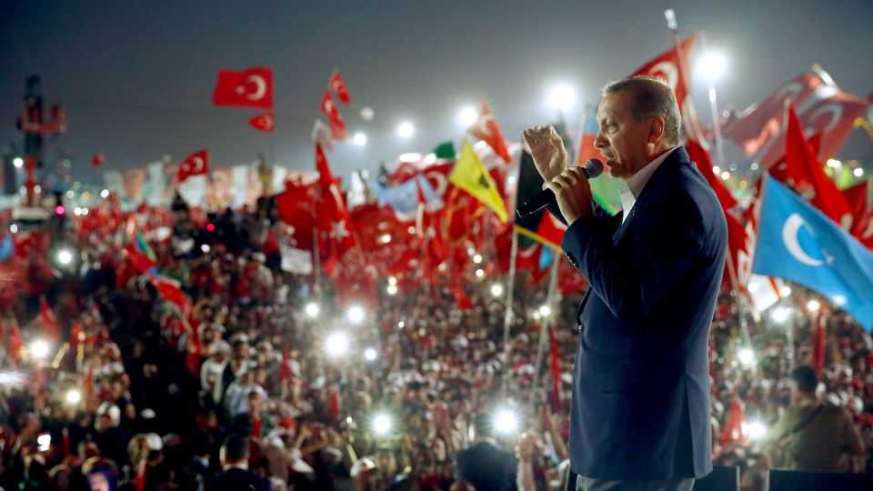 Turkey will continue fighting whatever powers seek to undermine the government, President Recep Tayyip Erdogan vowed last month as he addressed a massive flag-waving rally in Istanbul in the wake of the country's abortive July 15 coup.