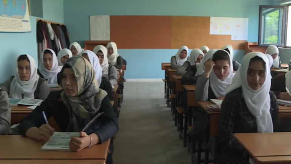 Turkish government is investing five million dollars in Afghanistan this year to develop the war-torn country's education system, Afghanistan, April 15, 2018. (video grab)