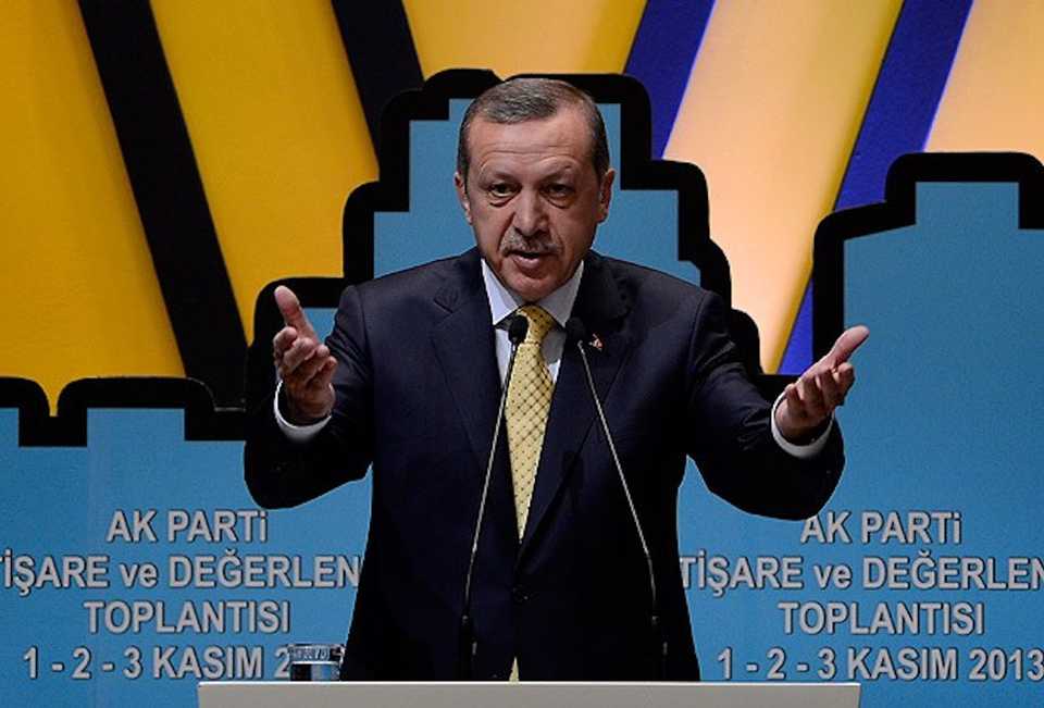 In this November 2, 2013 file photo, then prime minister Recep Tayyip Erdogan talks about the resolution process, saying it aims to bring permanent peace to Turkey.