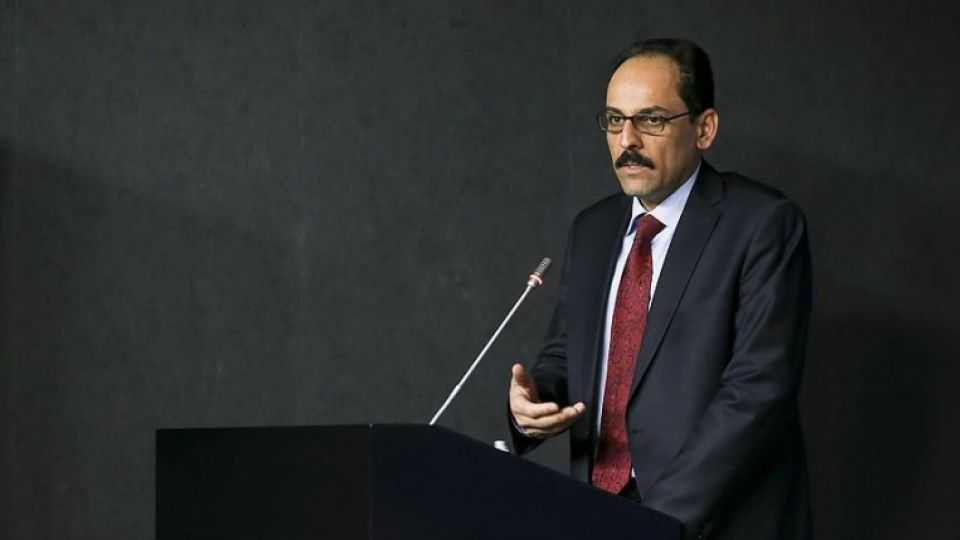 Turkish presidential spokesman İbrahim Kalin.