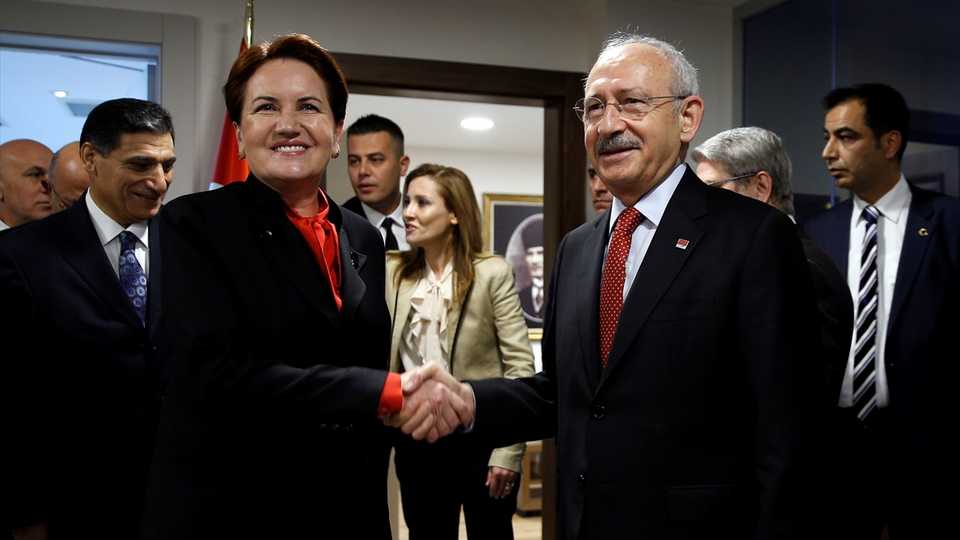 IYI Party's Aksener held talks with CHP's Kilicdaroglu in order to form an electoral alliance.
