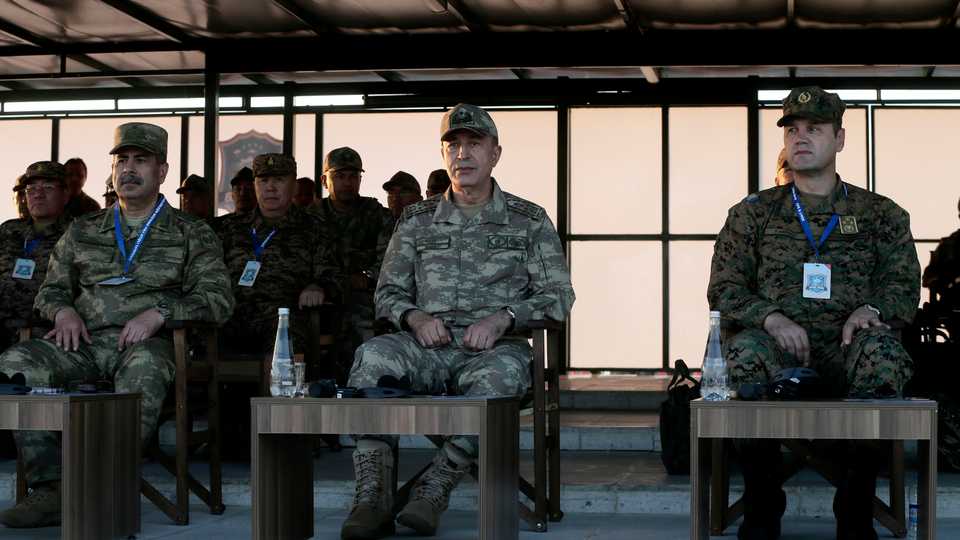 Turkish Chief of the General Staff Gen. Hulusi Akar attended to Efes 2018 international military exercise held in the western Aegean province of Izmir on May 10,2018