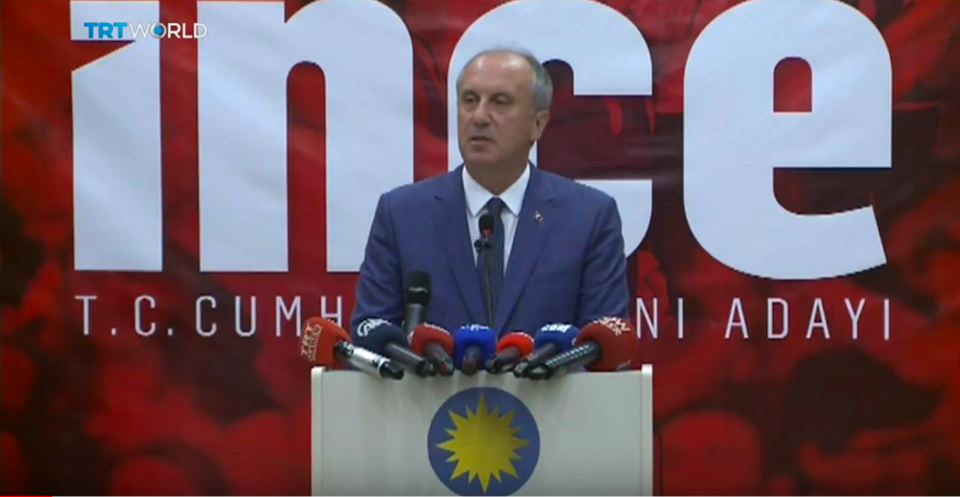 Muharrem Ince said his party's restoration plan will be for four pillars: law and order, economy, foreign policy,