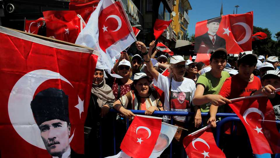 The opposition coalition hopes they can win more votes than President Recep Tayyip Erdogan and his governing AK Party.