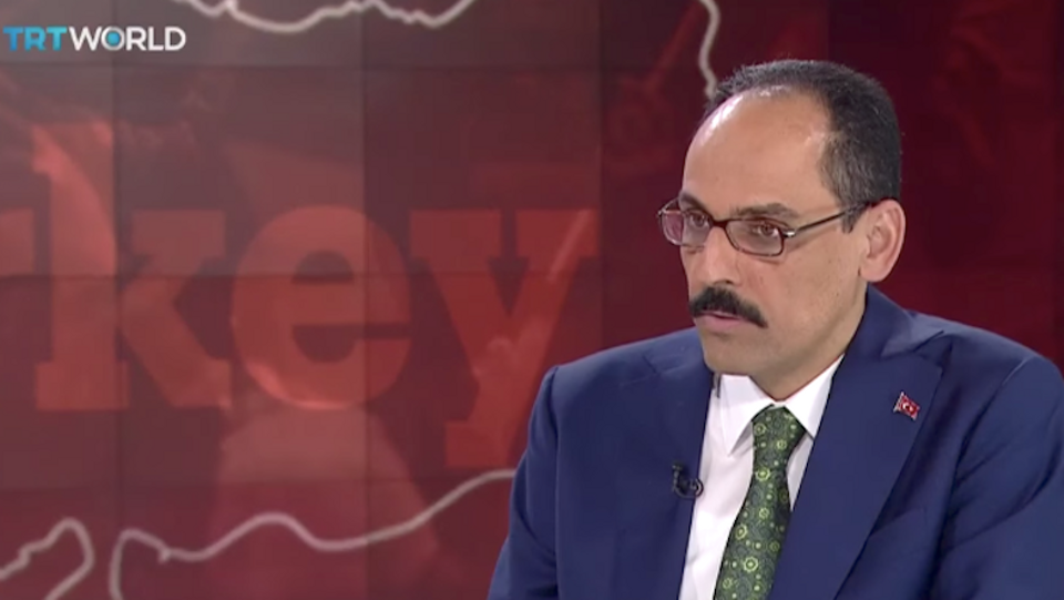 Turkish presidential spokesperson and advisor Ibrahim Kalin on an in-depth interview with TRT World in Istanbul, Turkey, June 20, 2018.