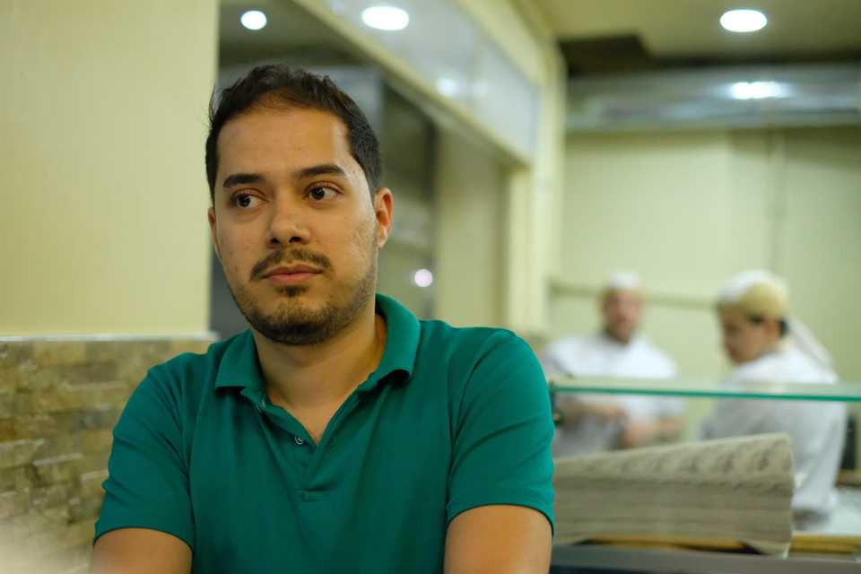 Abdul al Hamid is a 28-year-old Syrian who came to Turkey four years ago with his family. He says even though majority of Syrians in Turkey are worried about elections, he believes everything will be okay. June, 13, 2018, Fatih, Turkey. (Bilge Kotan/TRT World)