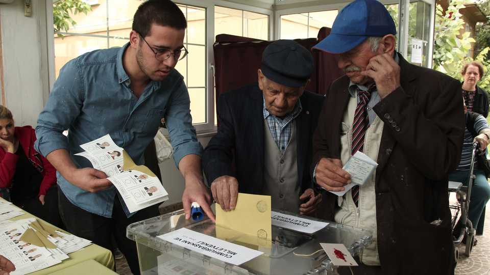 Voting gets underway in Turkey's historic presidential and parliamentary elections.