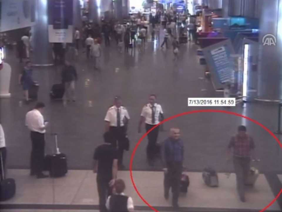 Returning from the US, Batmaz was seen at Istanbul's Ataturk Airport as he accompanied another major coup perpetrator, Adil Oksuz.