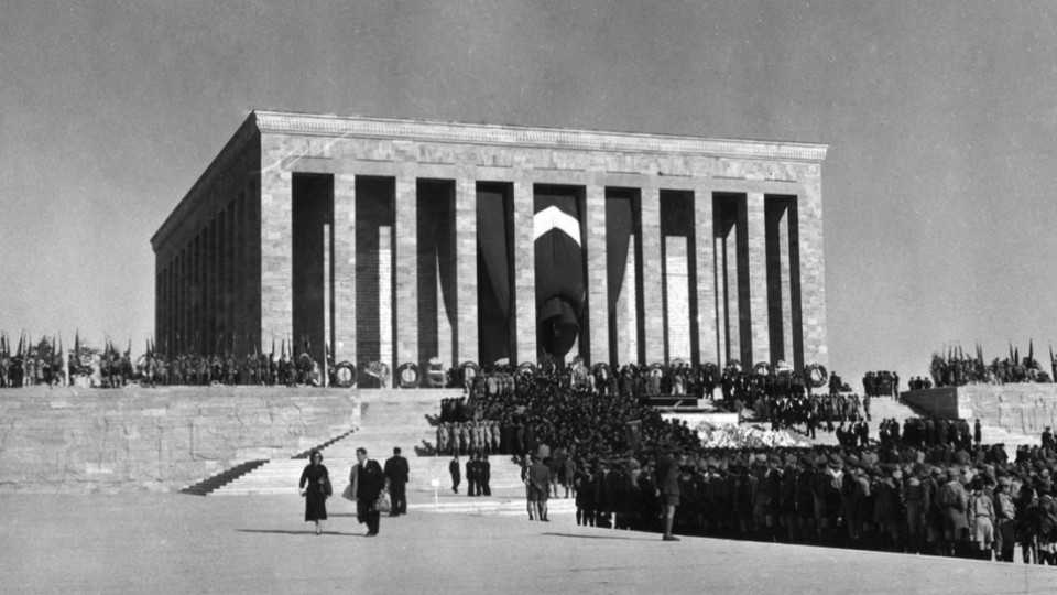 Mustafa Kemal Ataturk's mausoleum in Ankara. 