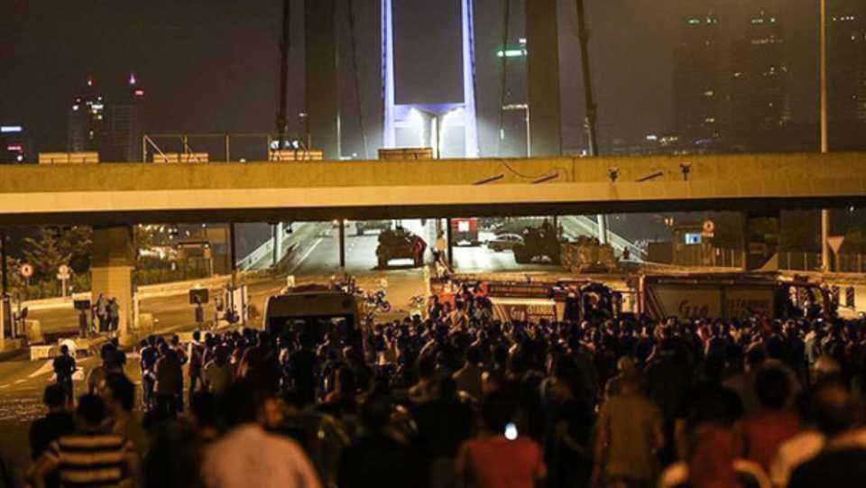 The Bosphorus Bridge was renamed as the July 15 Martyrs' Bridge following the failed coup in July 2016.