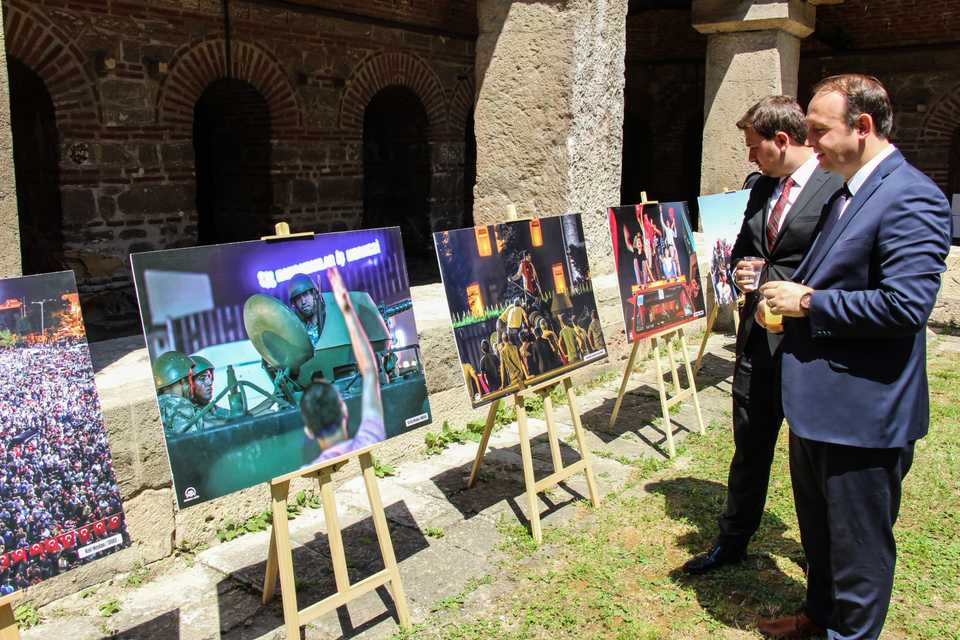 In Skopje, July 15 martyrs were commemorated in a ceremony held by Turkish Cooperation and Coordination Agency (TIKA) and Yunus Emre Institue (YEE), Macedonia, July 15, 2018.